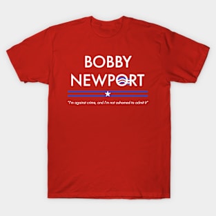 Bobby Newport - Parks and Recreation Election Candidate T-Shirt